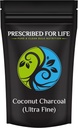 Prescripted For Life Activated Arang Powder, Coconut Shell Arang Ultra Fine Husk Grade Powder (2.5lb)