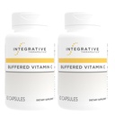 Therapeutics Integrative Buffered Vitamin C - Antioksidant Suplemen Dukungan untuk Skin & Connective Tissures * - Vegan & Gluten- Free - 60 Capsules (2 Pack)
