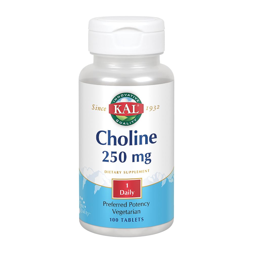 KAL Chooline Tablet, 250 mg, 100 Cacah