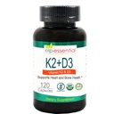 ELP ESSENTIAL Vitamin K2 dengan D3 Supplement Bone and Heart Health, Capsules K2 + D3 Vitamin 120 Kapsul
