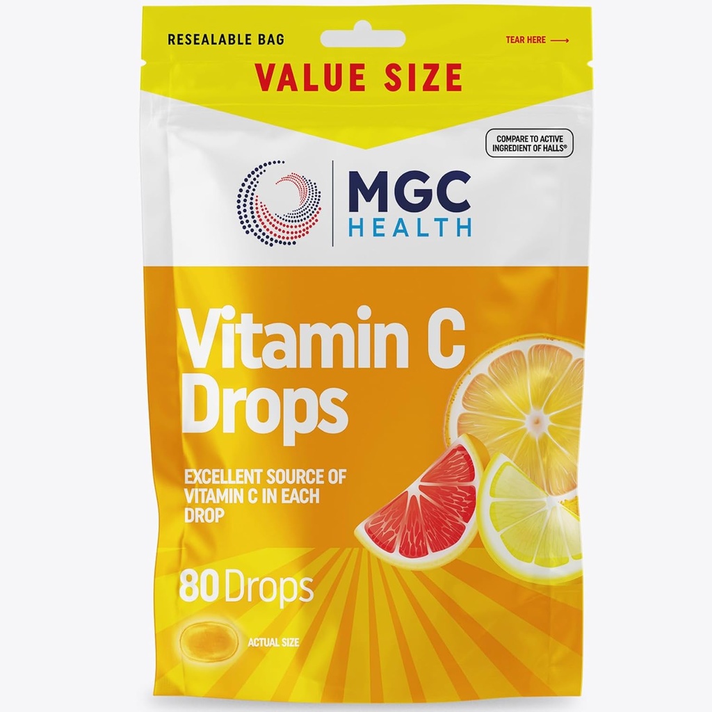 Cough Dvpos - Tipe Citrus + Vitamin C Flavor - 80 Cacah (Paket 1)
