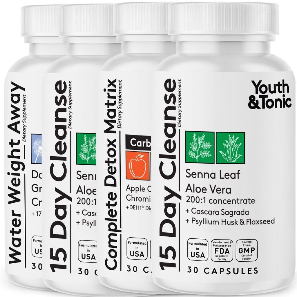 Detox Cleanse Kick Off Weight Management dan Extra Colon Cleanser.