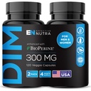Tambahan NUTRA EFFECTIVE 300mg dengan BioPerine - Ekstra Kekuatan Estrogen Blocker untuk Pria & Perempuan - Hormone & Metabolisme Dukungan - 4 Bulan Supppply