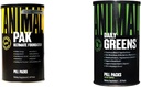Animal Pak - Convenient All-in -One Vitamin & Suplement Pack - Zinc & Greens Pak - Chlorofil