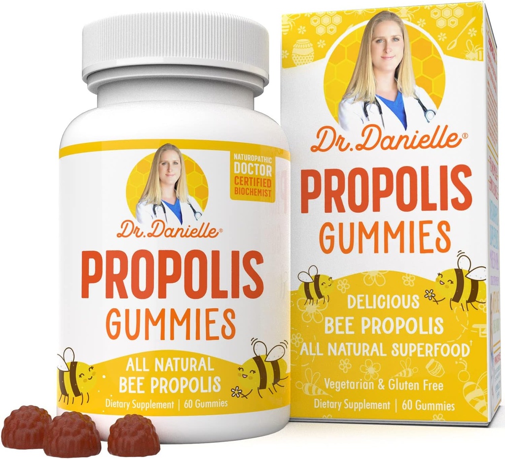Propolis Gummies oleh Dr. Danielle, Best Propolis Gummy Suplemen, 500mg