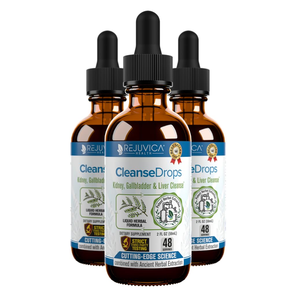 Cleanse Drops - Advanced Kidney & Gallbrew Cleanse Suppplement - Liquid Deliquid for Better Absorpsi - Chanca Piedra Digunakan di Hutan Hujan Amazon