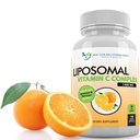 Lipomal Vitamin C 1400mg Per Serving - 180 Vevgie Capsules Tinggi Absorpsi Acibic Acid, Lypo- Spheric Vitamin C Complex Ammune Supppport with powerful Antioksidants and Collagen Booster