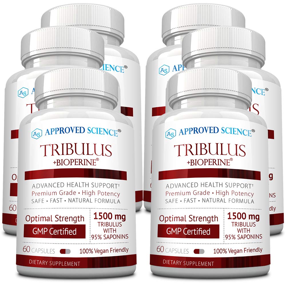 Tribulus Terrestris Ilmiah - 360 Capsules - Boosts Testosterosteron, Enhances Atletic Performance, Supports Muscle Growth and Repair - 95% Furostanol Saponins - Bioperin