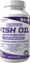 Eksperimental dan Applied Sciences High Potency Fish Oil 124; EPA + DHA Omega-3s Acids Gendut untuk Heart & Brain Health 124; Gluten Free, Non GMO 124; Ensic Coated dengan Lemmon Flavor 12490 Softgels