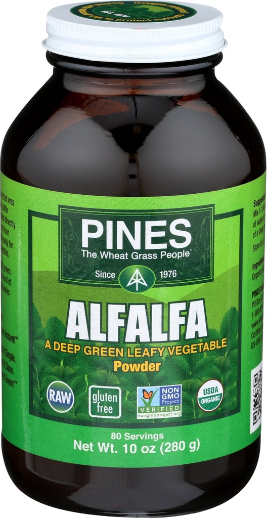 Pines Organik Alfalfa Powder, 10 Ounce