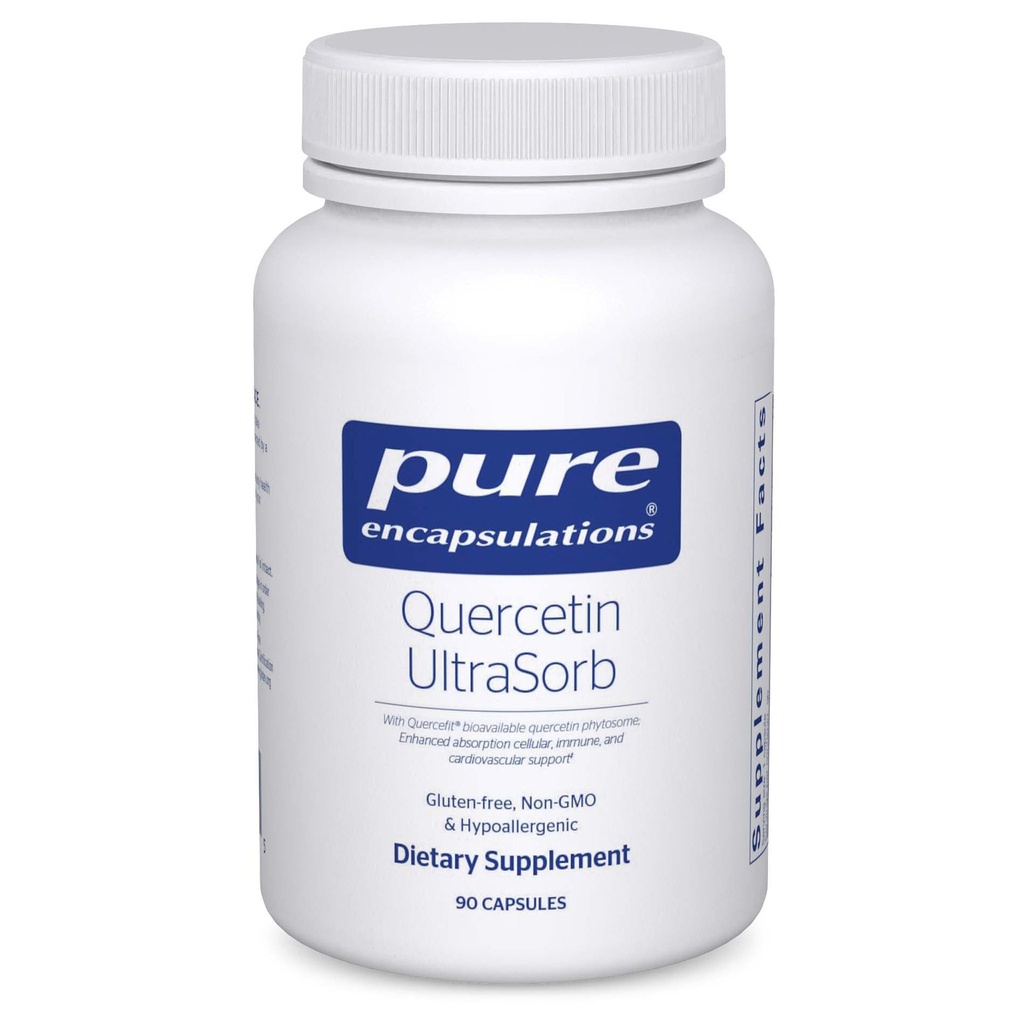 Penampakan Murni Quercetin UltraSorb 124; Enhanced- Seluler Absorpsi, Imune, dan Cardiovascular Dukungan 126; 90 Kapsul