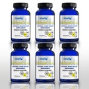 Plus - Organik Tanaman Sumber Dasar Suplemen Kalsium dengan Vitamin D3, k2, Magnesium Glycinate dan Manganese (720 Count) Paket 6