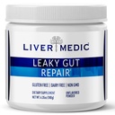 Leaky Gut Repair Kesehatan Dup Powder Glutamine Slippery Elm untuk IBS Heartburn Relief Bloating to Soothe Homach for Women & Men Kapsules (Unflaired) 180g