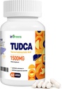 Suplemen TudCA murni 1500 mg, Tauroursodeoxycholic Said Bile Salts, Dukungan untuk Liver Cleanse Detox dan Repair, Non GMO, Easy to Swallow, Made in USA, 60 Capsules