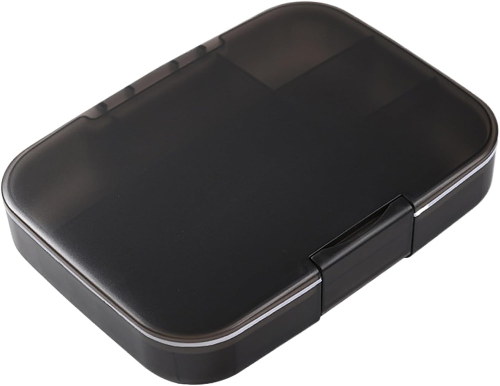 Large Pill Organizer 9 Kompartemen Pill Case Moistureproof Pil Box dengan Kotak Pill Portable Tablet Box untuk Minyak Ikan, Alat Vitamin