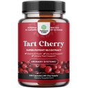 Ekstra Tact Cherry Capsules - Tart Cherry Extract Capsules 7500mg untuk Uric Acid Cleanse untuk Gout & Ginneys Dukungan - Fruit Extract Supplemen untuk Kesehatan Tract Uriner & Gabungan Dukungan - 240 Ct