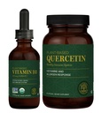 Global Healing Center - Vitamin D3 5000LU & Quercetin 250mg - Support Bones and Immune System, Respiratory Health