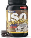Isolat Whiy Protein Ultimate dengan Kompleks Glutamine, ISO Sensation 93 - Whiy Protein Pounder dengan Colostrum Ditambahkan Untuk Pemulihan Dienhanced, Immunity & Gut Kesehatan - Cookies N Cream, 2lbs