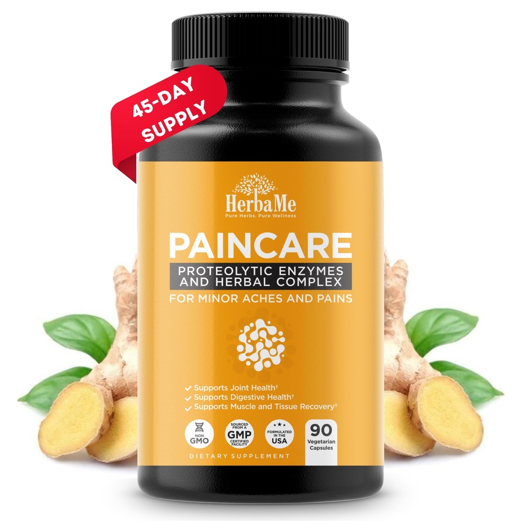 Suplemen Protolytic Enzymes dengan Serrapeptase - Cakar Setan, 90 Kapsul, Relief Promotes Joints, Muscle and Tissuls Kesehatan dengan Lasting Mobility, Atletes Post Workout Recovery Support