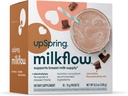 UpSpring Milkflow Electrolite Breathfeating Supplemen Minum Mix dengan Fenugreek 124; Chocolate Flavor 124; Suplemen Lactation untuk Supply Susu Sehat & Mengembalikan Elektrolit 124; 16 Minumannya