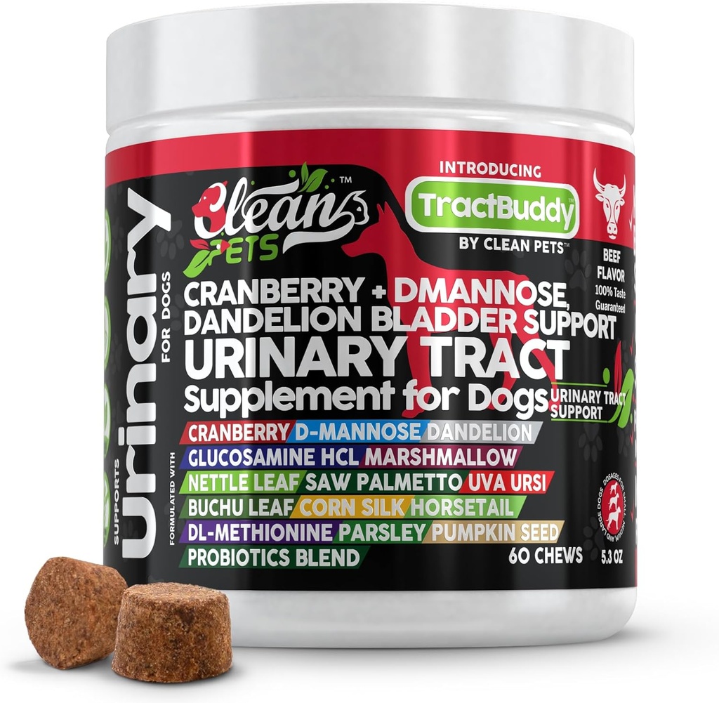 Cranberry for Dogs Urinary Trakte Durate Support: