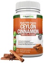 Cinnamon Ceylon Organik 1200 mg 124; 120 Vegan Capsules 124; Cinnamomum asli Verum dari Sri Lanka 124; Non-GMO, Test Lab Partai Ketiga, Low Coumarin, GMP Disertifikasi