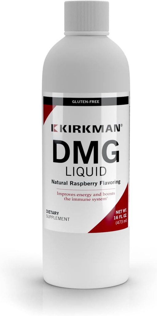 Kirkman - DMG (Dimethylglicine) Liquid -- 480 mlz Liquid -- Free of Common alergens -- Gluten- Casein Free -- Tested for More than 950 Contaminant Lingkungan