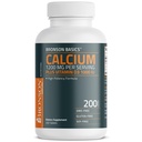 Bronson Calcium 1200 mg Per Serving Plus Vitamin D3 1000 IU High Potency Formula, Non-GMO, 200 Tablet