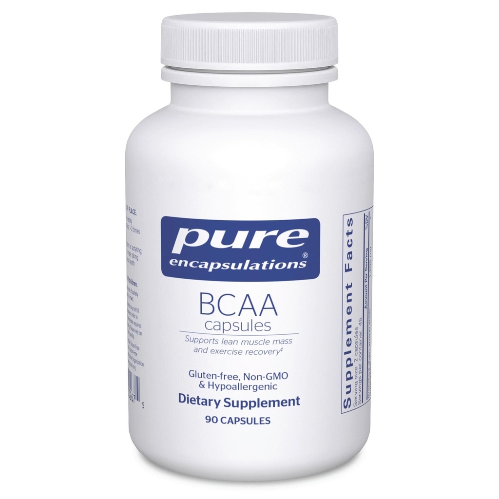 Insulasi Murni BCAA Capsules 124; Suplemen Hipoallergenik untuk Mendukung Fungsi Otot Selama Latihan Ekstrase * 124; 90 Kapsul