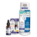 GuruNanda Minyak Benih Hitam, Cold- Menekan Nigella Sativa - Rich in Vitamin D3 5000 Units, K2 & E & Dual Barrel Oxyburst Whitening Mouthwash - Berisi Hydrogen Peroksida