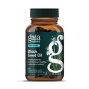 Gaia Herbs Black Seed Oil - Cold- Pressed Kapsul untuk Lung, Respiratory, dan Antioksidant Dukungan - dengan Organik Nigella Benih Minyak Herbal - 60 Vegan Liquid Phyto- Capsules (30- Day Suppply)