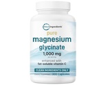 Murni Magnesium Glycinate 1.000mg, 300 Capsules 124; 100% yang dilindungi untuk Max Absorpsi 124; Dukungan untuk Tidur, Otot, Hati & Nerve Kesehatan 124; Diakhiri dengan Vitamin C 124; Hanya Uses Ingrebics Aktif