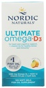 Omega- D3, Lemon Flavor - 120 Soft Gels - 1280 mg Omega-3 + 1000 IU Vitamin D3 - EPA & DHA - Promotes Brain, Heart, & Imune Kesehatan