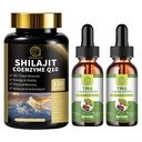 TMG (Trimethylglycine) Tambahan Liquid Drops & Shilajit Capsules dengan Moss Laut