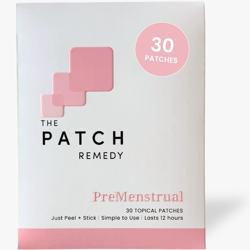 Patch Remedy Pre Menstrual Patch 126; Chasteberry, Magnesium, Evening Primrose, Dong Quai, B6 & Vitamin E 126; 30 Patches