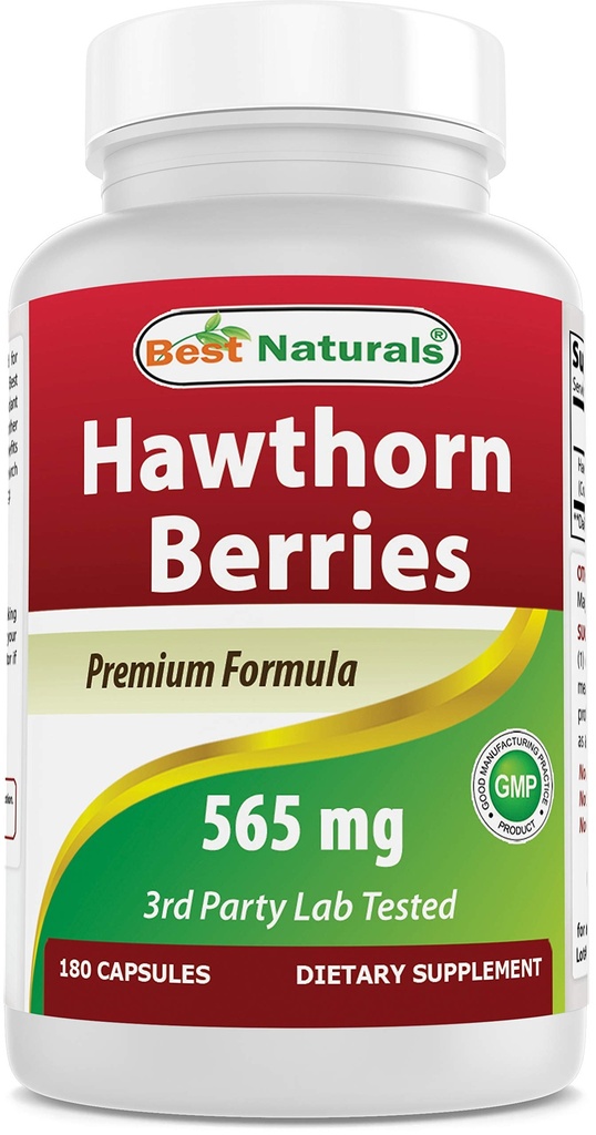 Terbaik Sastra Hawthorn Berry 565 mg 180 Capsules (180 Cacah (Paket 1)))