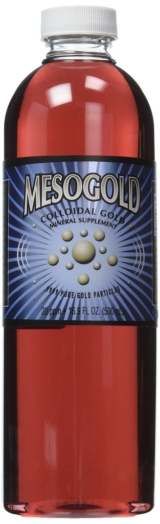 MesoGold ® 20 plum Colloidal Gold 500 mL / 16.9 Oz