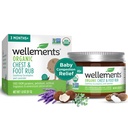Wellients Organic Baby Chest & Foot Rub for 3 Months + (1.8 Fl Oz)