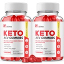 (2 Paket) Lifetime Keto Plus ACV Gummies - Formula Resmi, Vegan, Non GMO