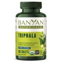 Banyan Botanicals Triphala Tablet - Organic Triphala with Amla, Haritaki & Bibhitaki - for Diathable, Elimination & Healthy Gut Microbiome * - 180 Tablet - Non-GMO Desurinated Vegan
