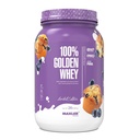 Maxler 100% Golden Whey Protein - 24g Protein per Serving - Premium Whoin Powin Powder for Pre Post Workout - Fast- Absorbing Whey Konsentrasikan, Isollate & Hydrolysate Blend - Blueberry Muffin 2 lb
