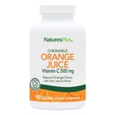 Natuture Plus Orange Juice Chewable Vitamin C - 500 mg, 90 Tablet - Tinggi Potency Ammune & Vascular Health Suplemen, Antioksidant - Gentle On Attach - Vegetarian, Gluten- Free - 90