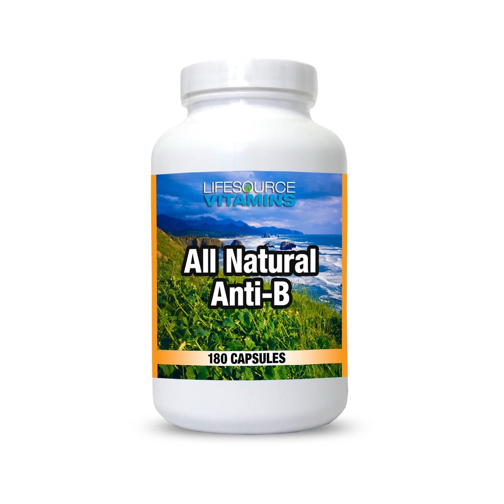 Vitamin Sumber Hidup All Natural Anti- B untuk Dukungan Imune, 14 All Natural Ingredies with Echinacea & Garlic Extract, 180 Ammune Defense Capsules