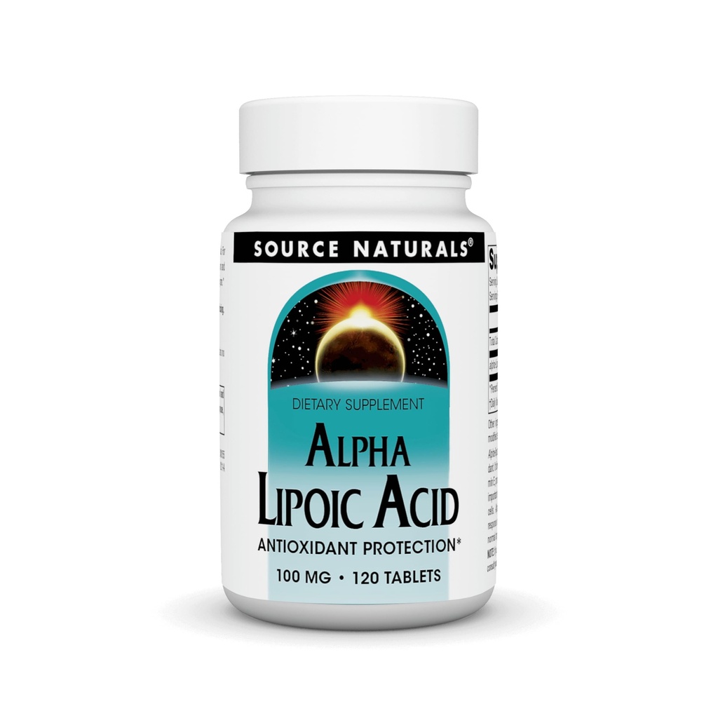 Sumber: Alpha Lipoic Acid Menyehatkan Gula Metabolisme, Fungsi Hati & Generasi Energi * - 100 mg - 120 Tablet
