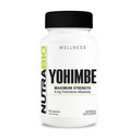 NutraBio Yohimbe Bark Extract Suplement for Men and Women, 4mg, 90 Vegetable Capsules