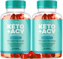 (2 Kemo Pure ACV Gummies, Gummi Keto Pure, 120 Gummies selama 2 Bulan