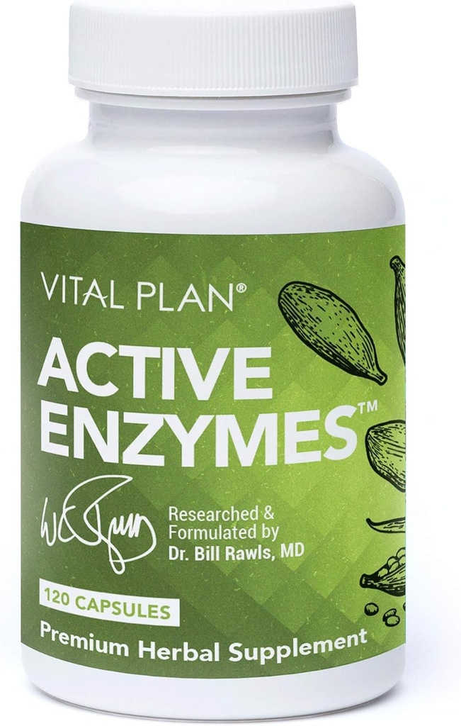 Protease, Bromelain, Lactase, Amylase & Lipase (120 Capsules)