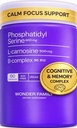 Foshatidylserine 600 mg dengan L-Carnosine 500 mg + B6, B12 & Founte - Non-Soy Sunflower Leciphill PS Complex - Plant - Based, Non-GMO - Supports Cognitive Fungsi, Cell Membrane Integrasi - 60 Capsules