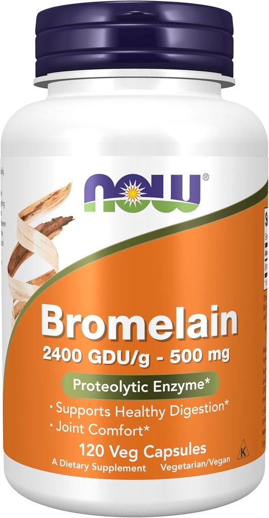 SEKARANG Bromelain 500 mg, 120 Veg Capsules