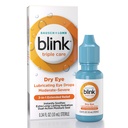 BLINK Triple Care Eye Drops for Dry Eyes, Lubricant Eye Drops, Sothing for Moderate to Past Dry Eyes, with Hayalon, Reduces Discomfort, Long- Lasting Hydration, 0.34 Fl Oz